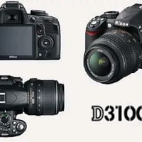 نيكون D3100 • عدسة 18-55 VR • مستعملة نظيفة