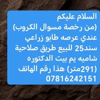 صلاحية شاميه • طابو زراعي • ٢٩١م