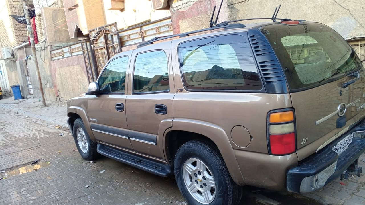 السلام عليكم تاهو 2003 رقم كركوك بسمي  تخم تاير بطنه نضيفه كلشي شغال بيه مصبوغه حزام لجماليه السعر 110وبيه مجال رقم الهاتف ***********
