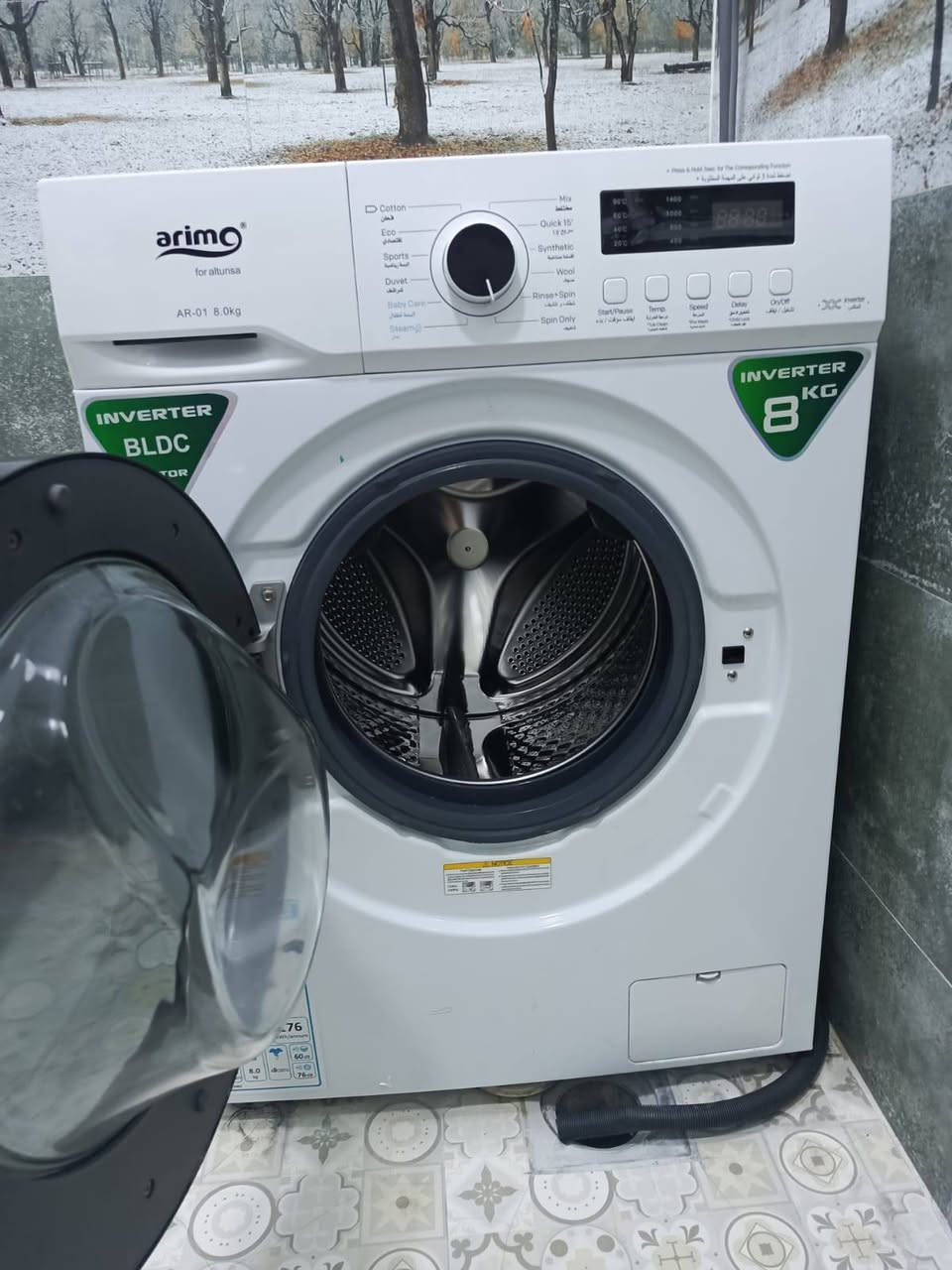 سلام عليكم... غسالة فوول أوتوماتيك بل كارتون استعمال اسبوع لزكات الشركة عليهه
12 نضام 
جاهزة من كلشي ***********
