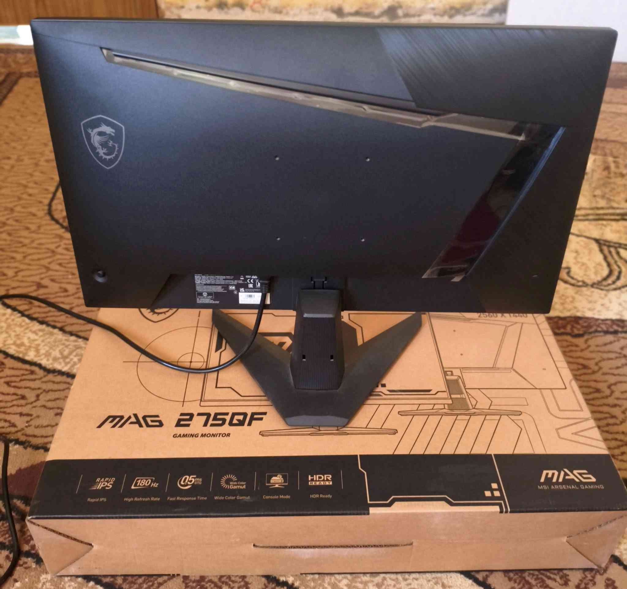 سلام عليكم
🔥 للبيع شاشة كيمنگ MSI MAG275QF 🔥
🖥️ قياس 27 بوصة
📺 دقة 2K (2560×1440)
⚡ 180Hz + استجابة 0.5ms
🎮 تدعم G-Sync و Adaptive Sync
✨ ألوان قوية Rapid IPS
الشاشة نظيفة وكاملة غراضها ومشتريها جديدة مو مال بالة وصل الشراء موجود مع سبيكر ريد دراكون
السعر 175 قفل 
العنوان بغداد الحسينية 
رقمي ***********
