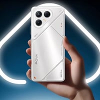 ورحمه الله وبركاته جهاز POVA 7 Ultra 5G لون ابيض اللون المرغوب  الجهاز...