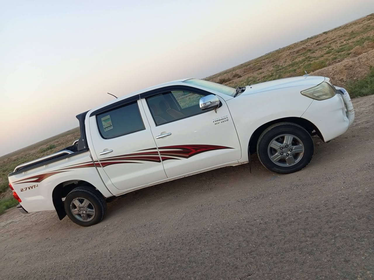 سلام عليكم بيكم هايلوكس للبيع2014
رقم ذي قار دولي مميز  بسمي تحويل ثاني يوم  
 تبريد ثلج تدفئه شغاله  حداديه جديده شاصي 12قطري  مكفوله من الضربه والتبديل والصبغ 
السعر /180$وبيها مجال 
العنوان /الناصرية: قضاء الاصلاح 
للاستفسار الاتصال ع الرقم ***********
