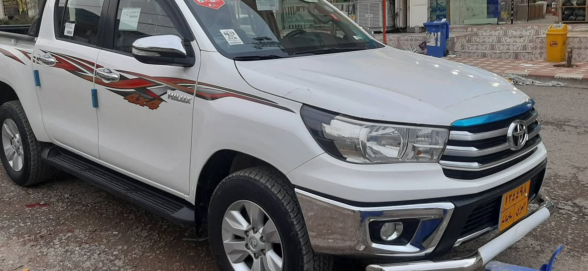 بسم الله الرحمن الرحيم 
تويوتا هايلوكس كير اوتوماتيك موديل ٢٠١٦ زيرو شركة جيهان دبل اكسل فورويل دفع رباعي فول فول مواصفات سيارة دعامي امامي حتى دعامي خلفي كلين مكفول كفالة عامة سيارة بلباكيت بدون صبغ بدون معقوج شخط رصعات حالوب بشرت ماشاء الله جديد جديد حتى قطعة مامفتوح سيارة جاهز بدون مصرف الف شخص سيارة بمحافظة نضافة اربع تايرات جديد جديد سنوية جديد لحد ٢٠٢٧ تحويل غرامه مباشر نفص اليوم بأسمي صديقي سيارة حيل حلوة بدون اي شي سيارة فقط ١١٨ الف ماشي حقيقي كير محرك برغي مامفتوح صوت بخار صرف دخان بشرت فحص كهربائي كل اشتغل صدر امامي وخلفي جديد حدادية تبريد قطعتين ثلج سيارة ثنين بصمة شركة موجود سبير مانزل ماشاء الله تبارك الله صونر موجود بس بيها ملاحظات بسيط بارد صغير تصليح حتى شخط بشرت 
مواصفات سيارة 
كير اوتوماتيك داخل لونين احمر اسود بصمة ثنين بصمة شركة موجود داخل سيارة ساج تحكمات ستيرن تلفون خزن صوت كلوب شمسي حاسة لايتات عدسات بلوتوز تحديد سرعة بلاجکتۆر هوك البيلادي شاشة ايباد كبير البيلادي كاميرا خلفي حاسة خلفي فورميكا تبريد قطعتين شاشة اليكتروني دفع رباعي فورويل مرغوب بابين دبل مكبرات دكمة ثلج تراكشن اربع جامات كهربائي مراي خارج كهرباء مراي اشارة دكمة قفل اربع جامات دكمة قفل اربع باب بال صندوق اربع ويل كروم البيلادي سبير جديد اربع باب دسك نيكل دعامي امامي ستيل منظومة اربع شمسي ضد مطر منظومة سيارة مواصفات فول فول 
سيارة جاهز صونر موجود تفاصيل مكتب 

*********** 
رجاءا بس بيع بدون مراوس بدون اقصاد بس بيع 
عنوان سيارة سليمانية داخل سليمانية مقابل مطار سليمانية منطقة رابرين بداية سليمانية
