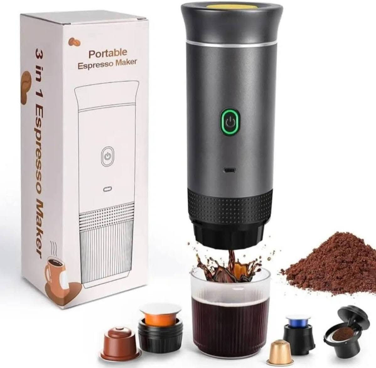 محضرة قهوة إسبريسو محمولة (Portable Espresso Maker)
• متعددة الاستخدامات (3 في 1): تدعم كبسولات نسبريسو، كبسولات متوافقة، والقهوة المطحونة ☕.
• محمولة وخفيفة: تصميم مدمج يسهل حملها في الحقيبة للرحلات، 
• تسخين تلقائي: تحتوي على نظام تسخين داخلي للماء (في الموديلات الكهربائية)  
• سهلة التنظيف: قطع الجهاز قابلة للفك والغسل بسهولة بعد كل استخدام 🧼. ((اعلا سعر وبل عافيه))


**إذا كنت صاحب هذا الإعلان وتريد حذفه لأي سبب، رجاءا أرسل رسالة إلى الدعم الفني**