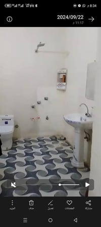 بيت البيع أو مراوس 250 متر بناء 150 وحديقه 100 م غرفتين وصاله ومطبخ طر...