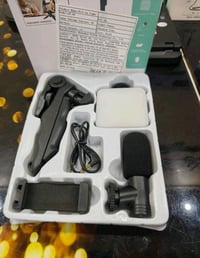 مايك صغير إضاءة LED حامل للموبايل ترايبود/قبضة تصوير كيبلات توصيل السع...