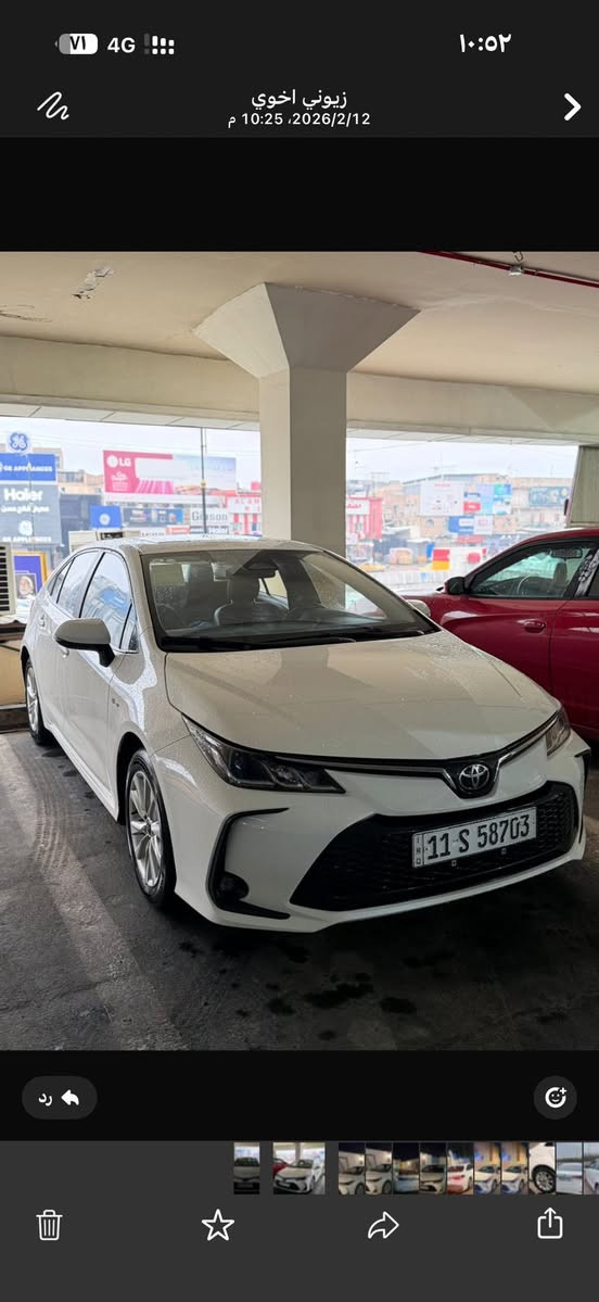 السلام عليكم
كورلا  هايبرد 2025  تجميع صيني 

ماشيه 5000

 رقم بغداد الدولي

سياره مال اقساط مطلوبه للمصرف

المقترض والكفيل بـ بغداد 

عنوان البصره ابو الخصيب

***********
