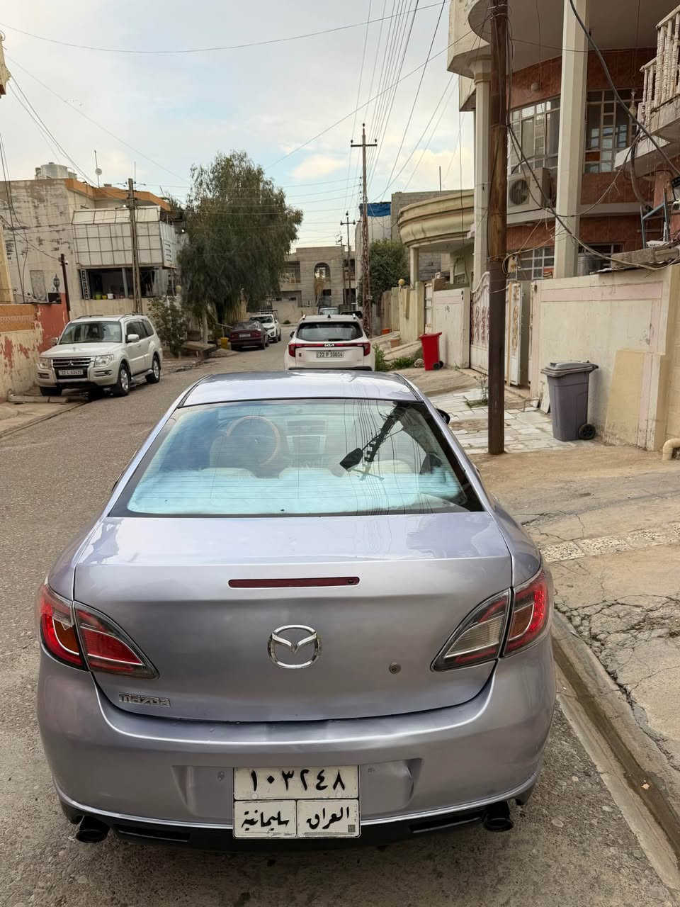 سلام عليكم 
مأزدا زوم 6
موديل 2010
صبغ عام 
*********** كركوك, العراق
