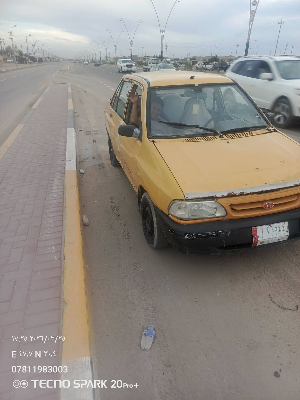 اسلام عليكم اخون سايبه 
موديل ٢٠٠٩
١ مكينه اوتاير اوباتري جديد 
٢ ابركنيت شراط جديد 
٣ كير كايم 
٤ الشراعي ما اندله السياره تشتغل اوتمشي 
السعر ٦ ورقات العنوان بصره الزبير 
رقم الهتف ***********
