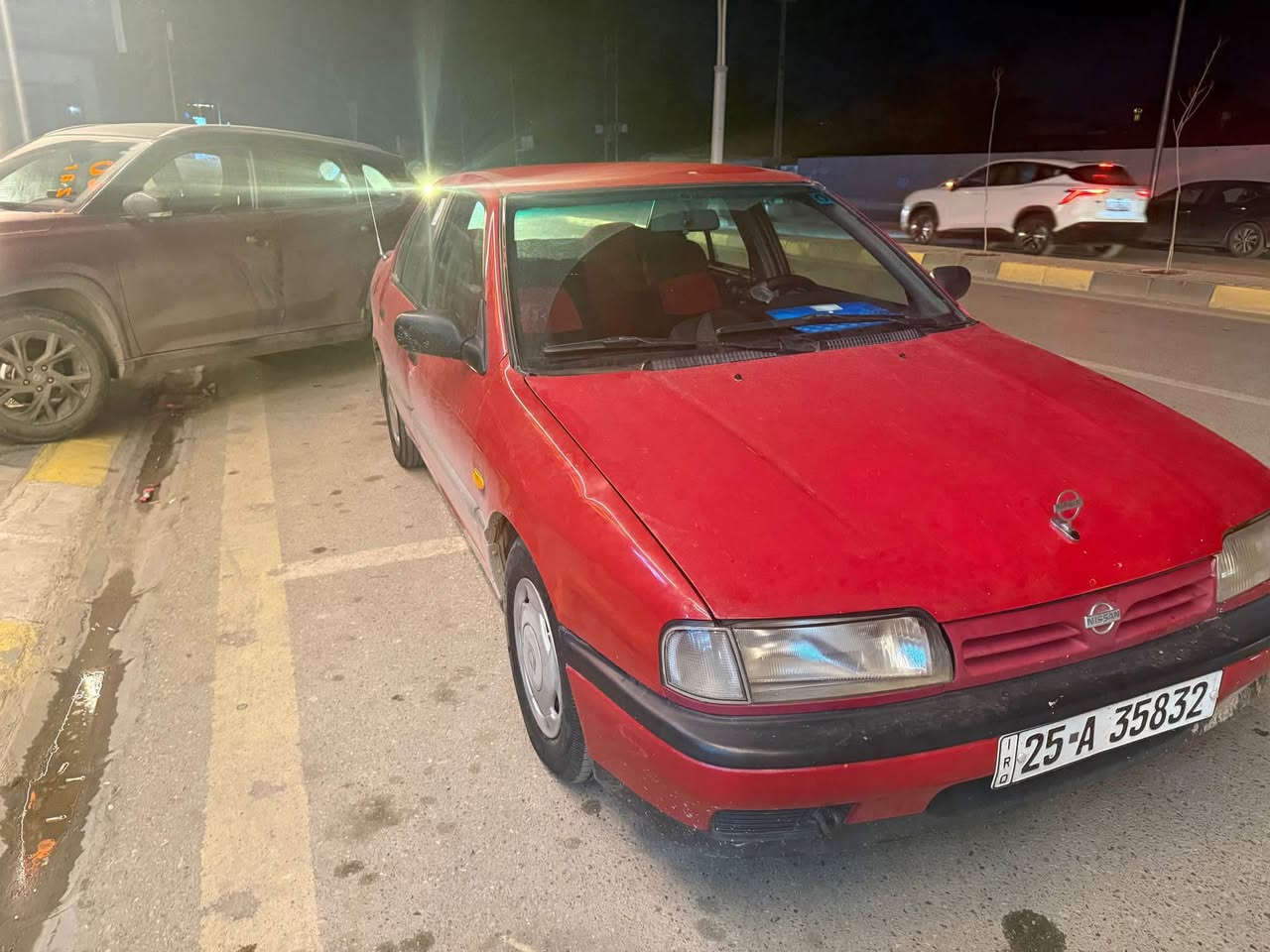 نيسان بريمر موديل 1991
مشروع وطني سنويه جديد 
دفتر بنزين موجود بدون ضربه بدون صبغ 
سياره جاهز تراى للبصرا 
سياره جاهز بدنو مصرف 
سعر 55 بى مجال قليل 
مكان كركوك رحيماوه قرب علي هراج 
رقم *********** *********** كركوك, العراق
