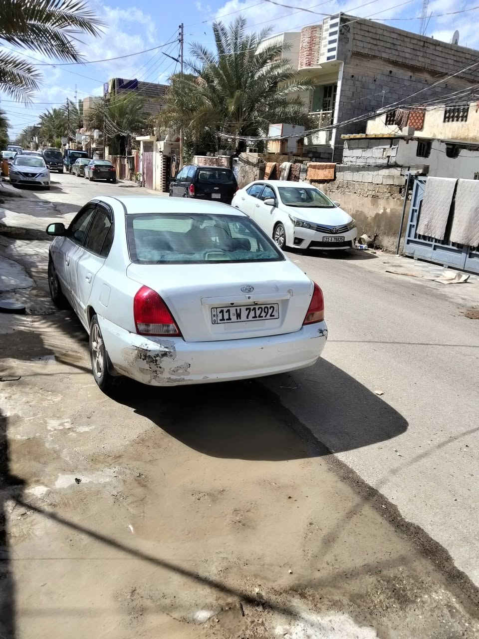 السلام عليكم سياره للبيع نوع انتره موديل 2002 رقم بغداد رقم انكليزي كير اتو وارد امريكي السعر 58  وبيه مجال لاستفسار الاتصال على رقم ***********
