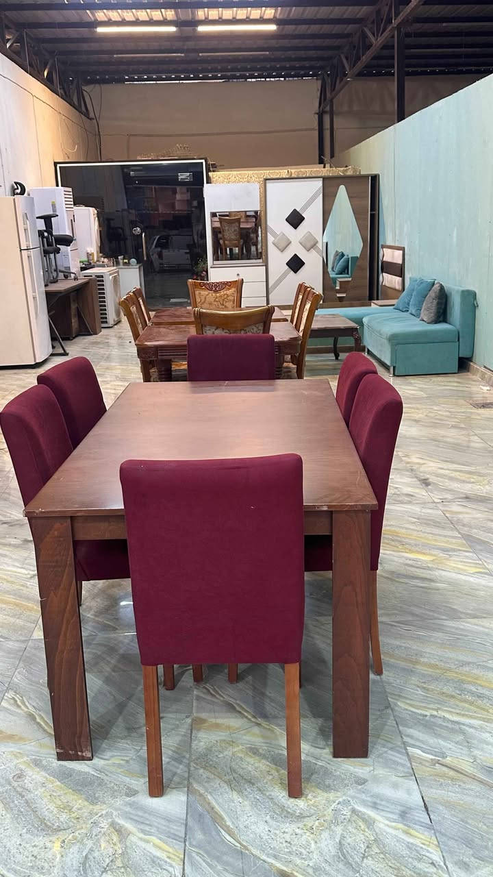 ميز طعام خشب مع 6كراسي نظيفة جدا 
🌹🌹🌹🌹🌹
السعر، 225الف 🔥🔥🔥🔥

موصل الجانب الايسر /حي المثنى 🌿🌿🌿🌿

الشارع المقابل لمنتزه المثنى
✅شارع عمارة النخيل 
✅وماكس جيم 
✅وازياء النمور 

داخل الفرع بالنزول قرب كراج  غسل السيارات   

(منزلي) لبيع الاثاث المستعمل 
متواجدون من الساعة ال 1ظهرا الى 8مساءا https://maps.app.goo.gl/BFTrpaanCHgXHP4H6?g_st=afm موصل, نينوى


**إذا كنت صاحب هذا الإعلان وتريد حذفه لأي سبب، رجاءا أرسل رسالة إلى الدعم الفني**