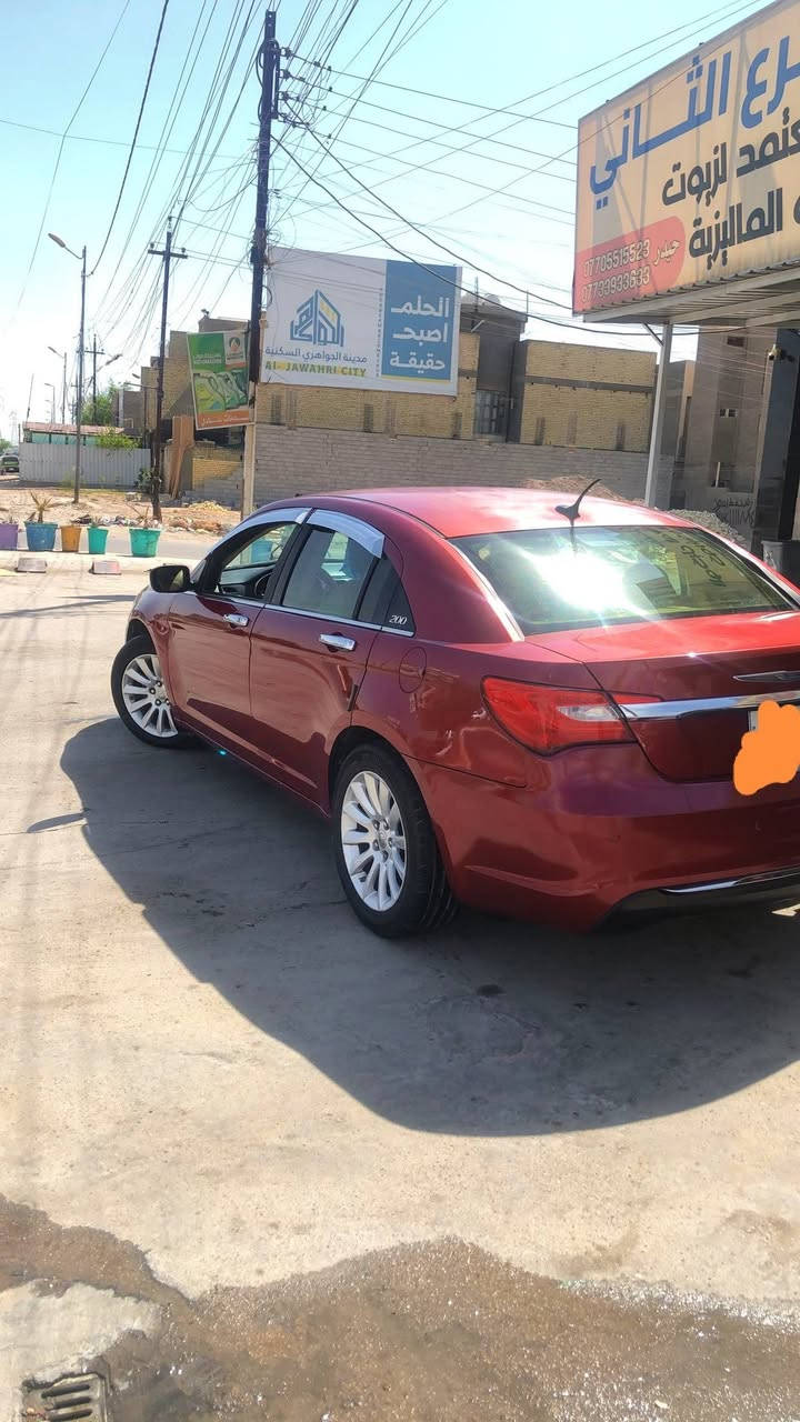 للبيع – كرايسلر C200 موديل 2012
للبيع كرايسلر C200 موديل 2012، سيارة نظيفة
المواصفات: ✅ محرك جديد.
✅ گير جديد
✅ صدر جديد.
✅ تحكمات ستيرن (Steering Controls).
✅ تبريد ثلج نقص فريز فقط يحتاج تنضيف. 
✅ مري كهرباء. 
✅ شاشه بلاديه قلاب.
حماوه انسه بنكات جارجر +بنكه عاصفه للتبريد
🚘 حدثها خشم البنيد والجاملغ الأيمن بدون دواخل والجاملغ الايسر هنا بالعراق.
رقم دهوك سنويه صاقطه صاحبها بأربيل يريد تحويل
💰 السعر: 80 ومجال قليل.
العنوان بغداد حي الجهاد
للاستفسار ***********
