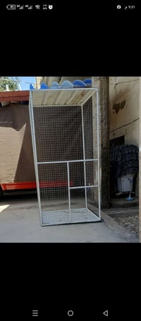 قفص حديد • ٢م×١م • بابل الشوملي