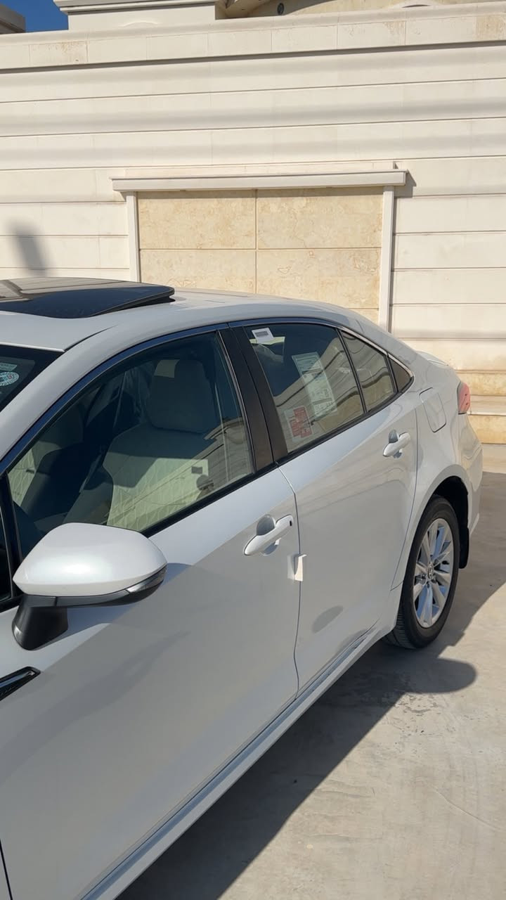 كورلا 2024 ساز خليجي⭕️
كفاله 🛑
حجم المحرك 1800 
نوع الوقود بانزين 
دخول ذكي بصمة تشغيل بصمة 
فتحة سقف سلايت  
شاشة ديجيتل  
تبريد قطعتين 
ويل كب حجم الاطارات 16 
حساسات امامي خلفي 
لايتات عدسة 
سبايدر خلفي sas
بك لايتات لد 
كشاف لايت لد 
مرآة قابلة للطي 
اشارة بالمرآة 
وضعيات قيادة 
مرآة داخلية عاكسة 
شاحن واير ليس ⭕️
السيارة رقم اربيل تحويل مباشر
مكان السياره -  الانبار 
للاستفسار ☎️
***********
