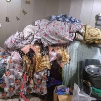 بضاعة اقمشه • محروق • نص القماش