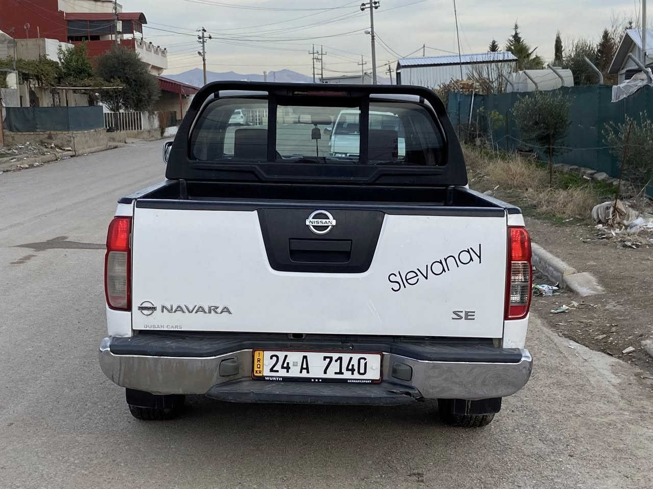 نيسان نافارا 2009 كير عادي 6 نمر
بدون صبغ رقم سنوي هزه جديد 2030 بسمي بدون غرامات
محرك وكير شرط تخم امامي وخلفي جديد تايرات جديد
كهربائيات كله شغاله سياره جاهزه بدون اي مصرف كله شرط
عنوان سياره دهوك السعر 110$ جداً مناسب بهيج نظافه 
واتساب ***********
