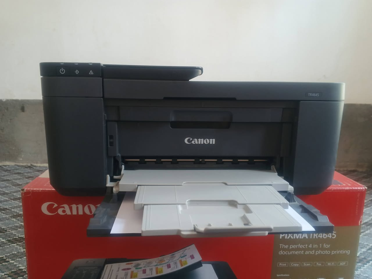 السلام عليكم طابعة للبيع

طابعة كانون كامل مواصفات وضمان سنة
 سكانر ستنساخ ملون وعادي 
تطبع وجهين تلقائي 
فيدر للملازم والكتب دوبلاكس ي
طبع صور معاملات وصور شخصية وpdf  وورق لاسق
وياها سيت احبار 
السعر وباقي التفاصيل مراسلة الحساب او الإتصال ع الرقم التالي ***********
