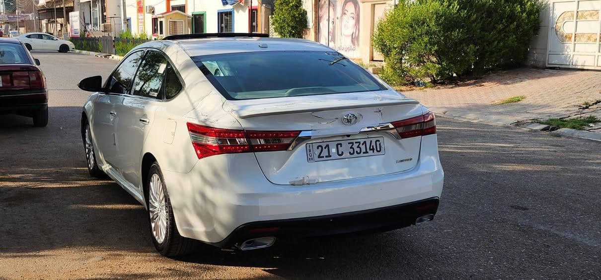 ‏...﷽
‏ TOYOTA AVALON 2013✅
‏تیۆتا ئەڤەلۆن 2013
‏خلیجی فول فول LIMITED دوو حاسە 
‏بەصمە
‏سڵاید
‏کوشن جلد نەدراون لۆکە 
‏کوشن هیتەر 
‏کوشن سەیڤ
‏پێش و دوا حاسە
‏کامێرا
‏شاشە گەورە
‏تەبرید لەمس
‏تەبرید مەرکەزی
‏گێر سوکان
‏سوکان ڤۆلیۆم
‏تەحدید سورعە
‏بریم دەرەجە یەک
‏‎فوول مواصفات 
‏بیلاد پەردە
‏مۆدی لێخورین eco&norman&sport
‏
‏‎تاخم پێش و دوای لۆکە 
‏سەنەوی تازەیە تا 2031 بەناوی خۆمەوەیە 
‏کۆدی بەنزینی هەیە 
‏گێر و مەکینەی بەشەرت نەکراوەتەوە دجیتاڵیشی نییە

‏نرخ:153$

‏ژ.م ***********
‏ كركوك, العراق
