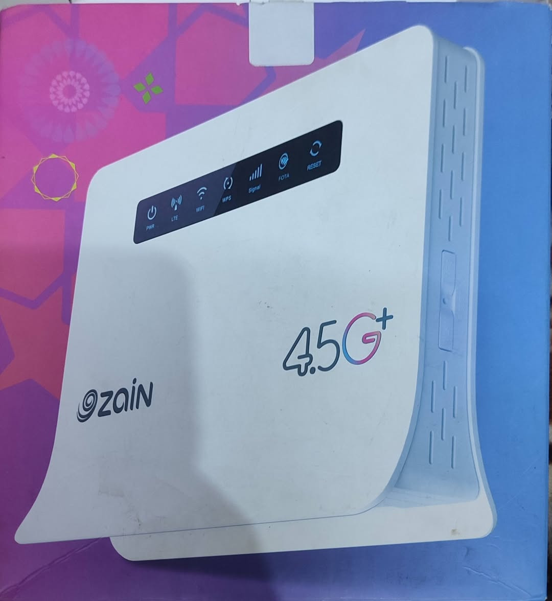 السلام عليكم راوتر شريحة سيمكارت للبيع
بدون شريحة استعمال 9اشهر تقريباً 
zaiN4.0G قيم واخذ (العنوان بغداد الشعب شارع الصحة) 
ه‍ــــ ***********ويوجد واتساب
