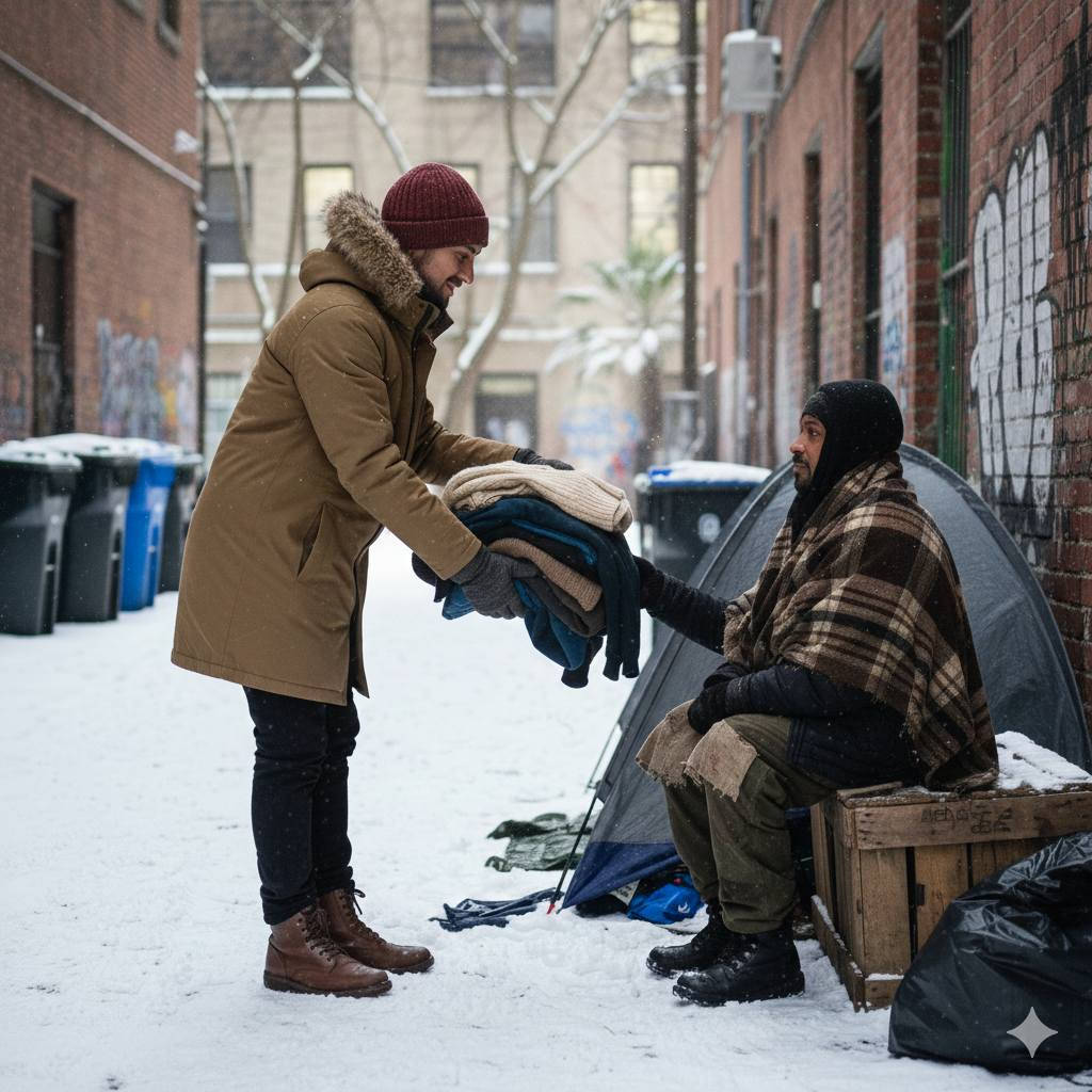 ﴿وَمَنْ أَحْيَاهَا فَكَأَنَّمَا أَحْيَا النَّاسَ جَمِيعًا﴾
🔥 حملة ندفّي الفقير 🔥
برد الشتاء قاسي، وكثير من العوائل الفقيرة ما عدها صوبة ولا بطانية.
نناشد أهل الخير والداعمين يشاركونا بهالحملة الإنسانية 🤍
خاصة الحملة – مؤسسة عيون الرحمة:
▪️ التبرع بـ صوبة
▪️ التبرع بـ بطانية
▪️ أو التبرع ماديًا عن طريق الكي كارد
ويتم شراء الصوبات والبطانيات وتوزيعها على العوائل المحتاجة.
📞 رقم الهاتف (مؤسسة عيون الرحمة):
***********
💳 رقم الكي كارد:
3393659267
الدال على الخير كفاعله 🤲
دفاكم أمان… ومساهمتكم تنقذ عائلة من برد الشتاء ❄️
