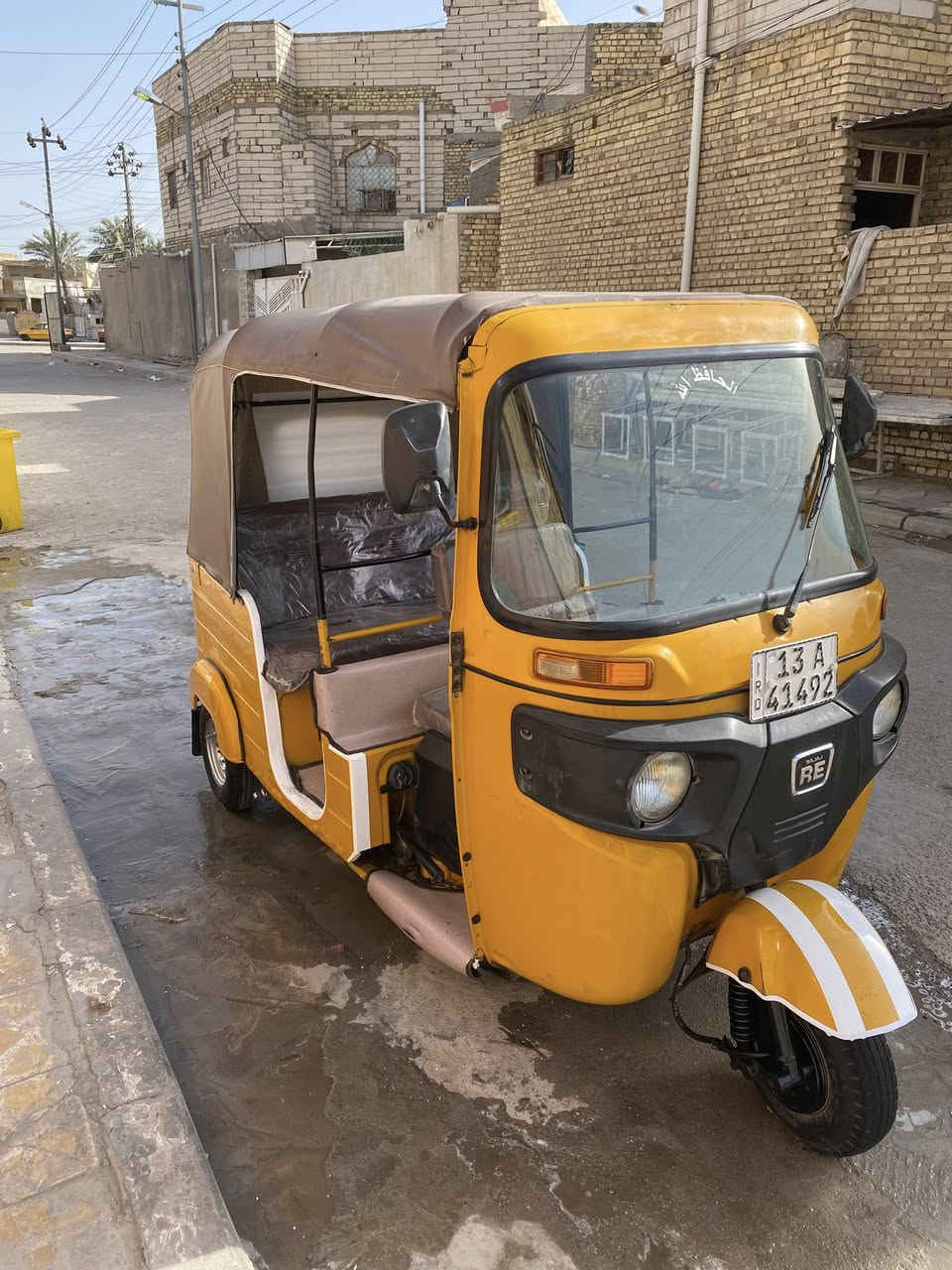 سلام عليكم تكتك 🛺 البيع رقم وسنويه  2020/9/7
تكتك كفاله عامه ما عده الغد بارد ولباقي كفاله 
تكتك جاهزه مال جناي كبل الشارع 
كل غراضه جدد العماره حي الحسين الجديد اتصل وتدلل***********
