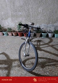 بايسكل حجم 24 ابريكات امامي خلفي مكينة شيمانو 6 سرع خليفة السعر 30  لل...