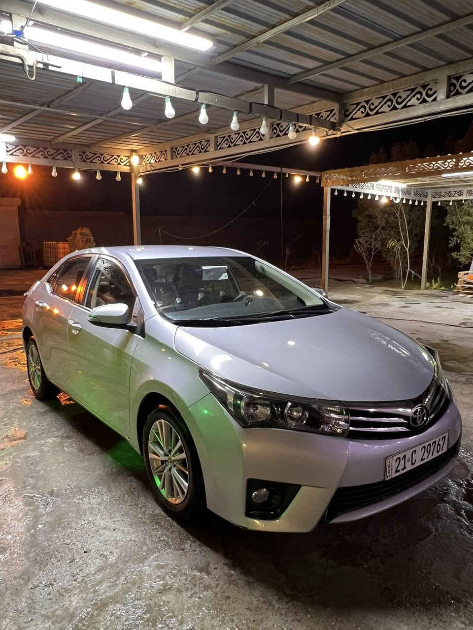 السلام عليكم تيوتا كورلا2016 بصمه اشاير مري تحكمات ستيرن محرك2000 خليجي كفاله ما عدا هلال الچاملغ الخلفي عله كد شبر اثر شخط السياره باسمي تحويل مباشر  120دك جرس تخم تاير جديد السعر155 وبيه مجال السياره بل حقيقه احله من الصوره العنوان بغداد الدوره ***********
