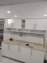 سنك وملحق جديد غير مستخدم قطعتين تفصال نوع الخشب تركي  mdf قياس مترين ...