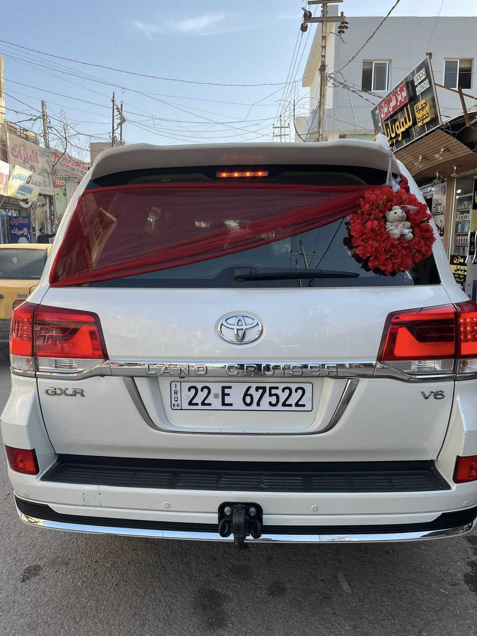 تزيين سيارات الاعراس 💕💝وتأجير سيارات الاعراس 💖 اسعار مناسبة ازياء حسين العيساوي ***********طويريج شارع البلدية
