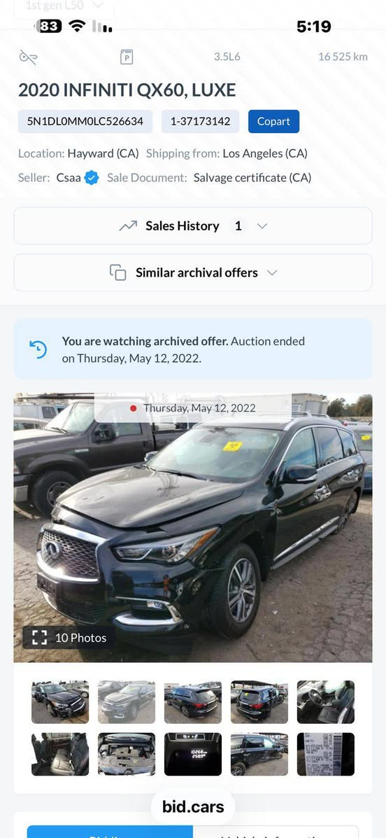 اسلام عليكم نيسان انفنتي كيو اكس 60موديل 20 فول للخير بدون اي نواقص جاهزهه بدون اي نواقص اترايك اخر العالم مكان السياره بغداد الغزاليه سعر 170ترهم مراوس شعدك دز خاص مكينه سته ياباني السياره وارد امريكي ضرر دوسه فقط صبغ جاملغ خلفي حداديه كير مكينه تايرات تبريد مكفولات ***********
