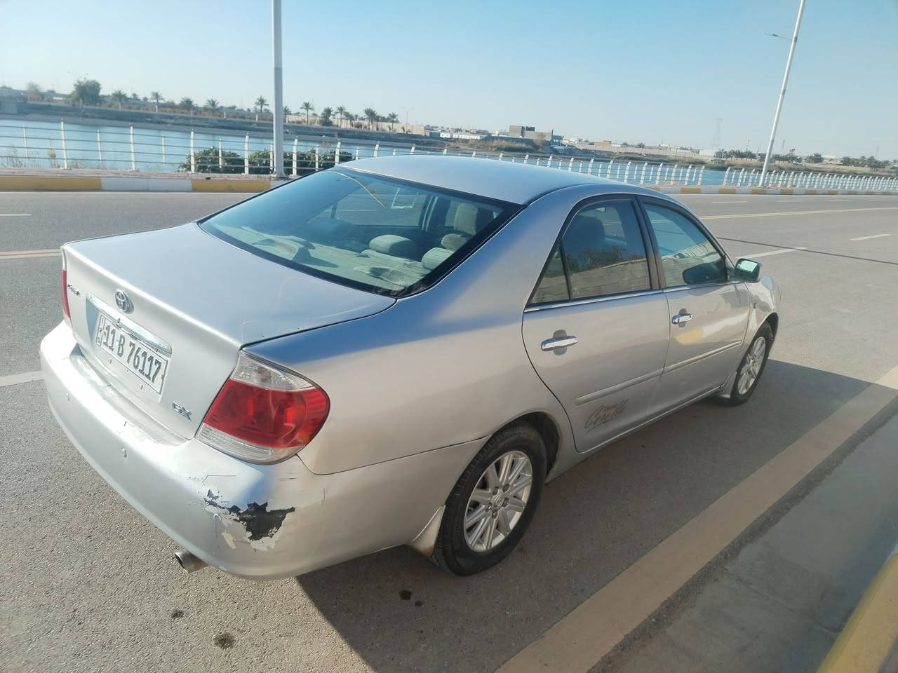 السلام عليكم كامري ٢٠٠٦ رقم بغداد بيها جاملغ خلفي ومرشوشه عام للجماليه محرك ٢٤٠٠ سياره كير محرك تبريد بشرط السياره بيها كامره حساس خلفي وشاشه بس الشاشه واكف للمس مالها السياره منزلك صور وفيديو موضح بي كلشي لا تخابرني تكلي شبيها مابيها سعرها ٨٠ ورقه ومجال بسيط جدا ***********
