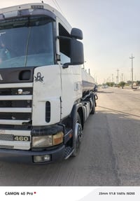 سكانيه 2001المكينه انجكتر لا تبخير لا تنقيص الكير 3*3  التانكي 17طن ال...