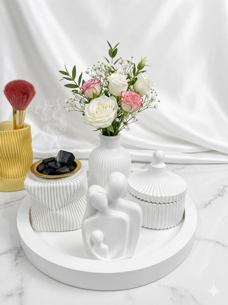 العنوان: لمسة بسيطة.. تغيير كبير! ✨
أحياناً، فازة واحدة في المكان الصحيح تغنيك عن تغيير الأثاث بالكامل. اكتشف تشكيلتنا الجديدة من التحف العصرية التي تدمج بين بساطة التصميم وهدوء الألوان.
• مناسبة للمكاتب، غرف المعيشة، وطاولات الطعام.
• ألوان ترابية وهادئة تريح العين.
• هدية مثالية لمن تحب (أو لنفسك!).
اسعار مناسبه للحجز التوصل عبر الرسائل


**إذا كنت صاحب هذا الإعلان وتريد حذفه لأي سبب، رجاءا أرسل رسالة إلى الدعم الفني**