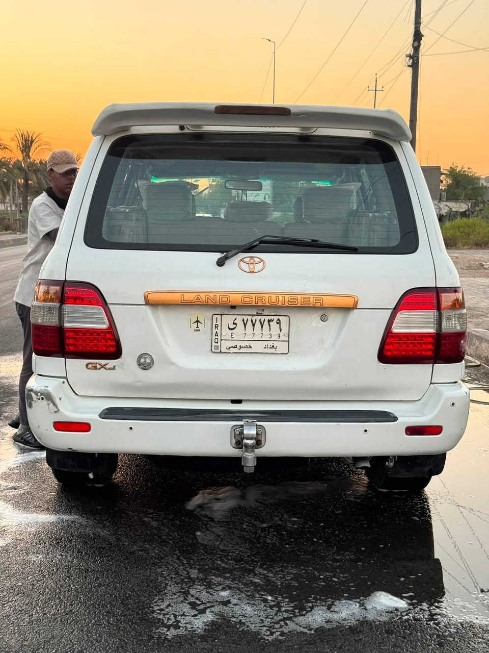 سلام عليكم لاند كروز GXR2001 سياره خير من الله  بيهه قطع صبغ  ابيع احزان بدون حادث 145 وبيهه مجال مكاني بغداد الشعب ***********
