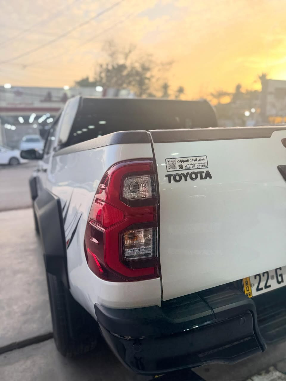 � معرض البيان لتجارة السيارات 🔥

للبيع: تويوتا هايلكس GR موديل 2024

 • اللون: أبيض صدفي
 • الموديل: 2024
 • الممشى: 34,000 كم
 • وارد وكالة وبحالة ممتازة
 • محرك قوي ومواصفات GR الرياضية
 • دبل أصلي
 • داخلية نظيفة جدًا
 • فحص كامل وخالية من الحوادث
 • جاهزة للفحص بأي مكان

سيارة نظيفة استخدام شخصي وبمواصفات مميزة، وفرصة للراغبين بسيارة حديثة وقوية.

📍 العنوان: بغداد – الكريعات – شارع الوقف السني

📞 للاستفسار والاتصال:
***********
***********

معرض البيان – ثقة وجودة في تجارة السيارات
