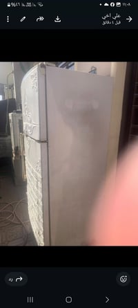 ثلاجة حجم٢٢ قدم لون ابيض تجميهه ممتاز السعر ١٢٥ الف التصال على٠٧٧١٤٣٦٢...