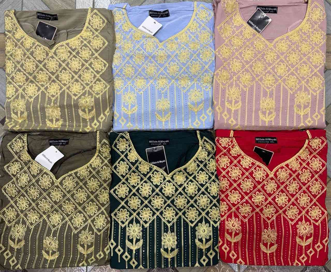 #تخفيضات 

دشداشه نسائي دبل كلوش تطريز وستراس  
الخامه كشمير ايطالي اصلي 💯

القياسات من 2XL الى 5Xl  

سعر الدرزن 12 قطعه 66 الف 
سعر القطعه مفرد ١٢الف 

يوجد توصيل جميع المحافظات


**إذا كنت صاحب هذا الإعلان وتريد حذفه لأي سبب، رجاءا أرسل رسالة إلى الدعم الفني**