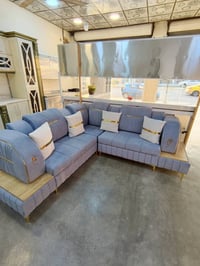 كنبة خشب • أسود • ٢٫٣٠م×٢٫٣٠م