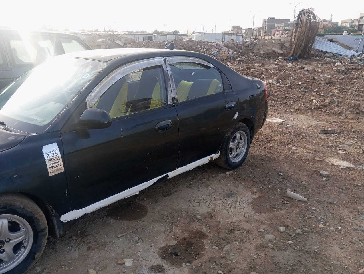 من رخصه مدير الكروب المحترم سلام عليكم للبيع كيا سبكترا مديل 2000 مكينه وكير خير من الله رقم بغداد انكليزي هزه جديد تحويل مباشر للعنوان بغداد الاستفسار على الرقم ***********
