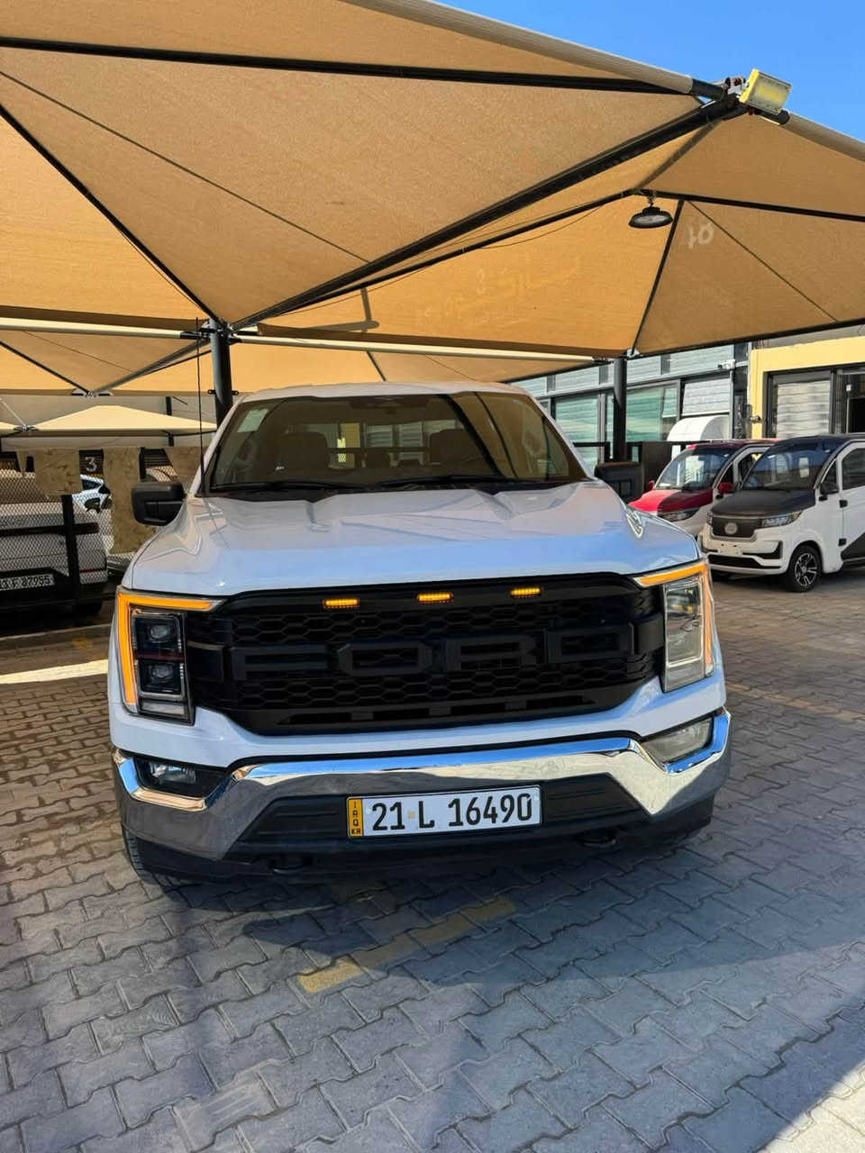 فورد f150موديل ٢٠٢٣رقم شمالي  ماشيه ٥٥الف باب طويل بدي قصير مكينه ٨سلندر  السياره موجوده بكربلاء. للاستفسار الاتصال عله الرقم ***********كفاله عامه صبغ بارد تحويل وكاله حاضر السعر ٢٩٥ وبيها مجال بسيط
