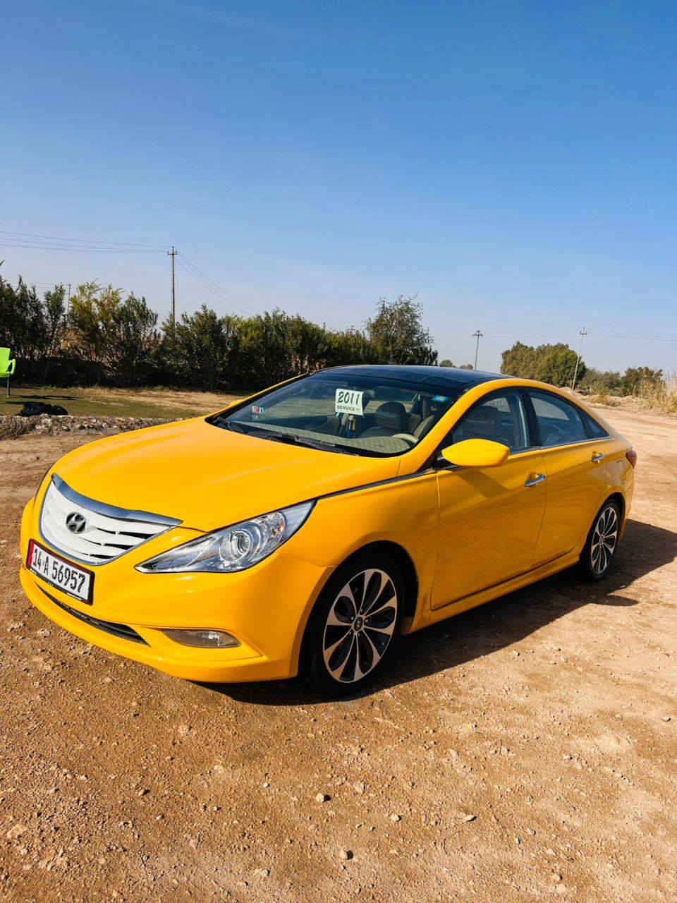 السلام عليكم سوناتا 2011 وارد خليجي سيارة مكفولة من الحادث والتبديل والعيب الشرعي مشروع وطني تحويل ثاني يوم مصفرة هيئة ومرور+ منظومة غاز  عنواني الديوانية الحمزة الشرقي السعر شدة و 5 ورقات وبيها مجال رقم الهاتف ***********
