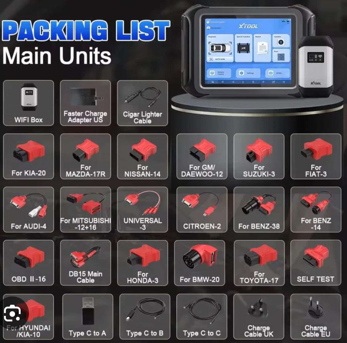 Xtool xt90
"اكس تول اكس ٩٠" (XTOOL XT90) للبيع جهاز متطور لتشخيص وفحص برمجه السيارات، يتميز بشاشة 9.7 بوصة، نظام أندرويد، وتغطية واسعة لأكثر من 100 علامة تجارية. يوفر الجهاز فحصاً شاملاً للأنظمة، 44 وظيفة خاصة، برمجيات إلكترونية، ويدعم بروتوكولات CAN FD/DoIP للمركبات الحديثة ، جهاز مستخدم كلش قليل تحديثة لنهاية ٢٠٢٨ وضمانة سنة سعر ١١٥٠ دولار كلشي موجود وياه بالكارتون او تفعيل دوج كلايزلر بيها لشهر ٨  جناي يتواصل وياي على رقم ***********
