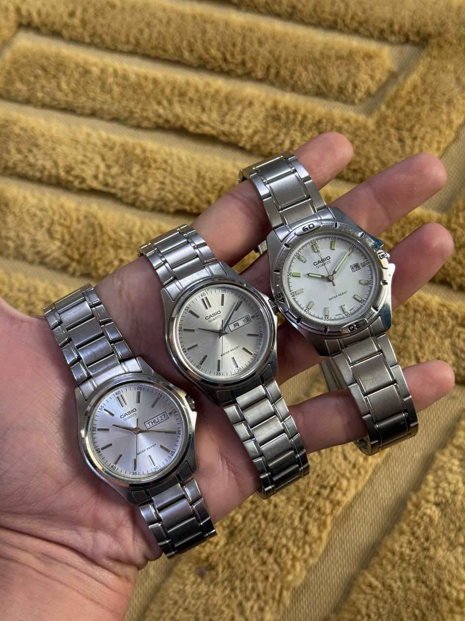 السلام عليكم
مجموعة ساعات كاسيو 

13 قطعة

ياباني اصلي باله 

مفرد او كل الكمية 

الي يخدموه وعلى باب الله يتفضل خاص


**إذا كنت صاحب هذا الإعلان وتريد حذفه لأي سبب، رجاءا أرسل رسالة إلى الدعم الفني**