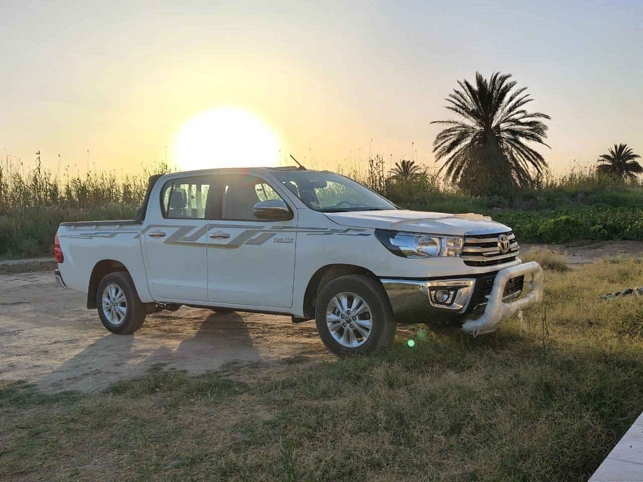 السلام عليكم 
لبيع هايلوكس موديل 2025 كويتي مواصفات كاميرا خلفية حساس امامي خلفي شاشه تبريد قطعتين ماشيه 10000 اخت الزيرو مكفولة كفالة عامة رقم بابل السعر 335 3 دفاتر و 35 ورقة مكاني بابل مشروع المسيب لاستفسار ***********
