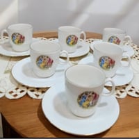 سيت فناجين قهوة • غير مستخدم • جيكي