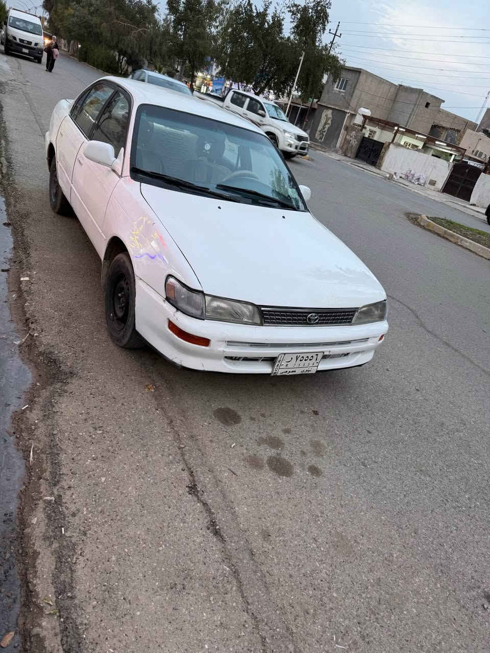 السلام عليكم 
كورلا موديل ٩٦ للبيع بلادي يسرى 
كير محرك شرط 
تبريد 
تدفئة 
مصبوغ حزام بس انطيك عام بدون دواخل 
السعر ٥٣ وبي مجال 
***********
*********** 
غير متوفر ع الخاص مكلف بالنشر  
موقعها كركوك كركوك, العراق
