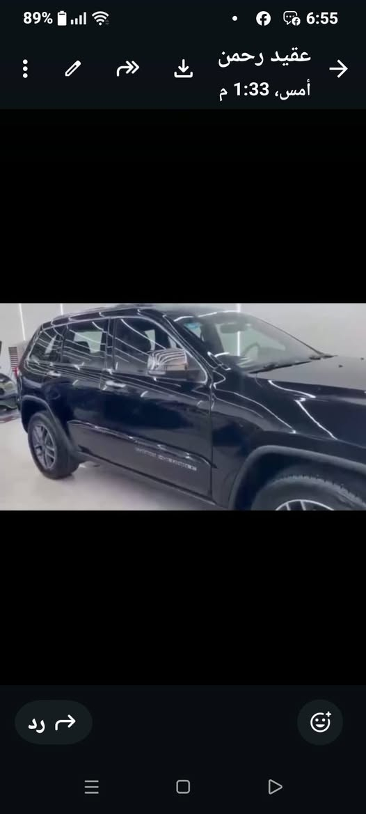 سلام عليكم كراندشروكي سعر ( 240)وارد امريكي موديل 20ماشيه69فول 4ويل فتحه شاشه كبيره تحكم حساسات كامره توقف اطفاء بصمه تشغيل وابواب وجنطه كهرباء كراسي جلد كهرباء منظومة زنون حادث امامي  محرك كير تبريد ممتاز *********** خاص أو واتس
