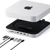 حامل Mac Mini/Studio • NVMe M.2 • قارئ SD/MicroSD